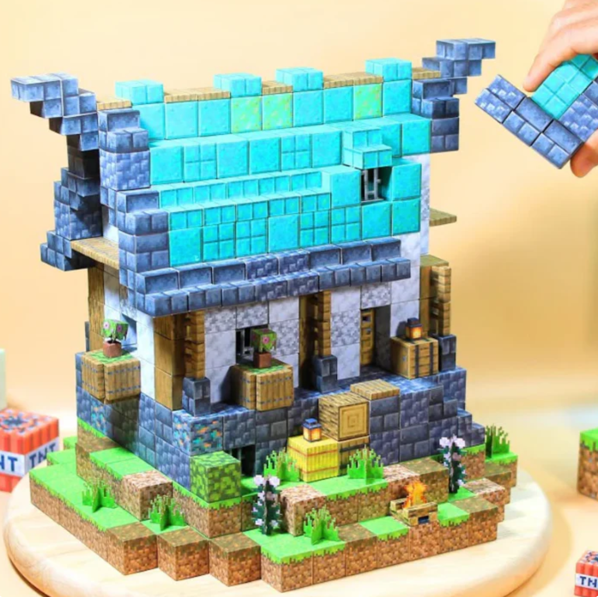 BuildWorld - Kit de blocs magnétiques